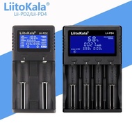 LiitoKala Lii-PD2 LII-PD4 Battery Charger for 18650 26650 21700 18350 AA AAA 3.7V/3.2V/1.2V Lithium NiMH Batteries