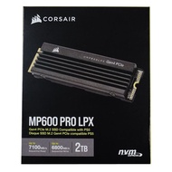 Corsair MP600 PRO LPX 2TB PCIe Gen4 x4 NVMe M.2 SSD - 7100MB/s, PS5 Compatible