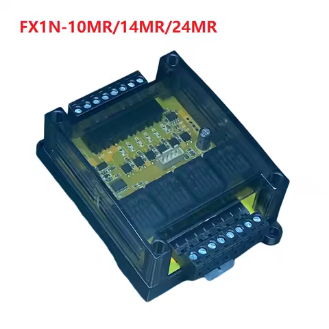 FX1N-10MR FX1N-14MR FX1N-24MR PLC Board With Base Shell Program Cable Analog 0-10V 2AD+1DA TTL Termi