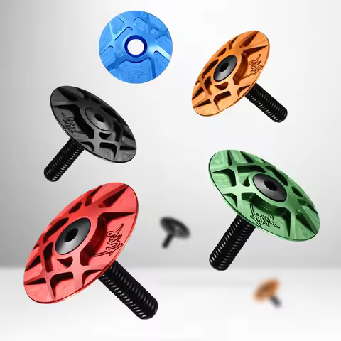 RYET Super Light Aluminum 7075 Ahead-cap 5g Headset Top Cover Top-Cap CNC Machined TopCap Bolt Bike