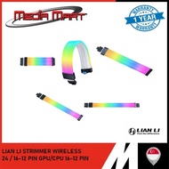 LIAN LI WIRELESS STRIMER | 24 PIN | GPU 2X8 PIN | CPU 2X8 PIN | 12 + 4 PIN | 12 + 4 PIN WIDE |