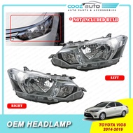 Toyota Vios 2013 - 2019 Front HeadLamp Head Lamp Light (No Bulb)