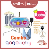 GOGO BABY Combo SIRIM ELECTRONIC BABY CRADLE spring buai buaian bayi elektrik automatic hanger cradl