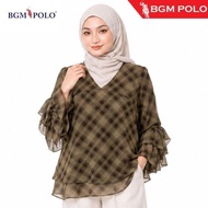 BGM POLO WOMEN CHIFFON BLOUSE ARINA-BP-WBC519MX-CXCNCTW