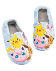 Pokemon Slippers Girls Kids Pikachu Sylveon Evee Blue Shoes Loafers