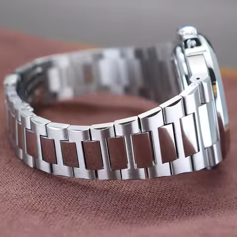 Cases Seiko NH35 Watch Parts 39.5mm Watch Cases Watchband Parts Sapphire Crystal Glass For Modified 