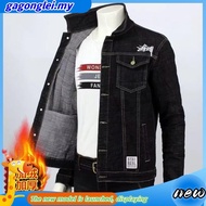 2020 New Fashion Men's Denim Jacket Jaket Lelaki Student Jeans Outwear Jaket Jeans denim jacket