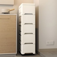 IKEA Slim Plastic Drawer Storage Cabinet Drawer Rak Buku Almari Untuk Tudung Rak Baju Bertutup  夹缝柜
