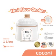 COCONI Umi Slow Cooker 1L | Slow Cooker Digital Baby Food Cooking Tool Baby Food MPASI Cooking Tool