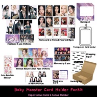 Baby Monster Fankit - get all items - Baby Monster Photocard & Card Holder Baemon - Cooocha.id
