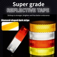 Strong Reflective Tape  Reflective Car Stickers Bike Sticker Reflector Strip Motorcycle Stickers War