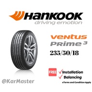 235/50/18 Hankook Ventus Prime3 K125 (With Installation)