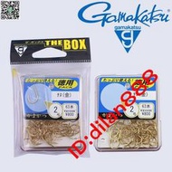 日本進口gamakatsu伽瑪卡茲盒裝德用千又魚鉤倒刺磯釣海釣魚鉤