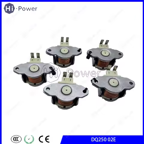 DQ250 0B5 DL501 N435 K1 N439 K2 02E New Transmission Valve Body Solenoids for AUDI A4 A5 A6 A7 Cooli