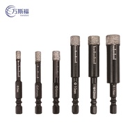 Tile Punching All-Ceramic Dry Drill Bit Set Marble Granite Stone Hole Saw Cutter Hole Open Drill Bit