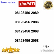 Nomor cantik simpati urut naik 123456 08123456 2089 rvb08