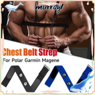 MURRAY Replacement Strap, Elastic Solid Color Heart Rate Monitor Strap, Adjustable Soft Replacement 