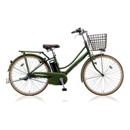 Bridgestone 2018 Model Electric Assisted Bicycle Assistor Prima A6PD18 6.6 Ah Affordable Model 26 inch 3-speed Bicycle Battery Charger Dark Olive