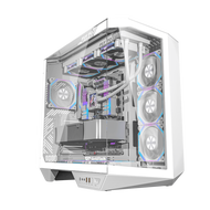 HiteqPC | Darkflash DY470 ATX Aquarium Style PC Case (Back-Connect Motherboard Compatible for ATX)