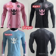 【T-ONL】Player Version] Miami 2025 / 26 Long Sleeve Soccer Jersey T7cy