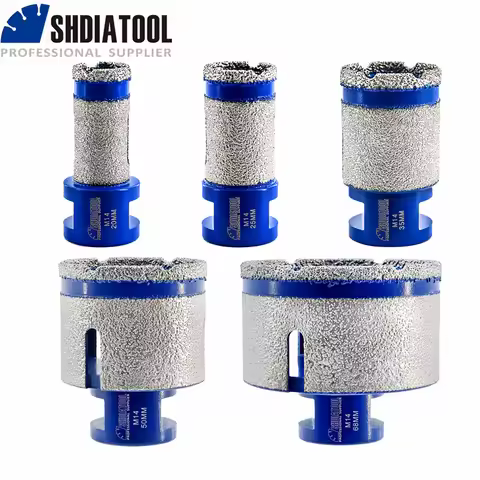 SHDIATOOL 1pc Diamond Drilling Finger Milling Bits 20/25/35/50/68mm Shaping Grinding Ceramic Tile Gr