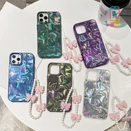 GANTUNGAN GC163 SOFTCASE CASE WATTERY STRAP HANGER PEARL RIBBON FOR oppo A96 F1S F5 F7 F11 RENO 4 4R