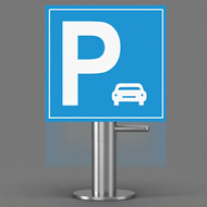 RUIKELAIXIANG | Outdoor Parking Sign Entrance Exit Directional Sign