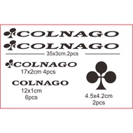 Cutting bicycle stickers colnago stickers