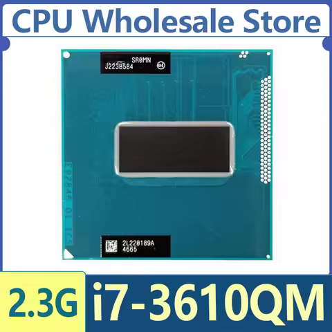 Intel Core i7-3610QM SR0MN 2.3GHz Quad Core Eight Thread CPU Laptop Processor 6M TDP45W Socket G2 /