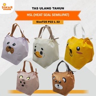 [INSTANT] Birthday Spunbond Souvenir Bag| Birthday Bag |Birthday Goodie Bag |Spunbond Rice Box Bag| 