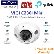 TP-LINK VIGI C230I Mini 3MP 2.8mm IR Mini Dome Network Camera with Mic & Spk - 3 Year Local TP-Link 