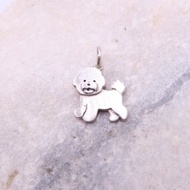 比熊 - 純銀迷你狗狗墜飾