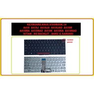 HITAM Keypad Kibot Keyboard Laptop Notebook Asus VivoBook 14 S14 A416 A416J A416JA A416JAO A416M A416MA A416MAO A416F A416FA A416FAO BLACK BLACK SILVER Gray Gray BLACK SILVER Gray New Warranty