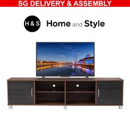 (SG Stock)1.2m TV Cabinet (Wooden 120cm TV Console Sideboard Cabinet) by HOME AND STYLE with 1.1m Option