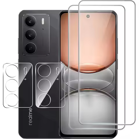 Glass For Realme C75 4G Tempered Glass Screen Protector HD Protective Phone Camera Lens Film For Rea