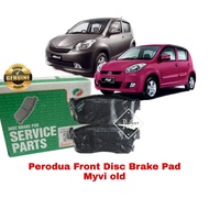 Perodua Front Disc Brake Pad MYVI 04465-73R01