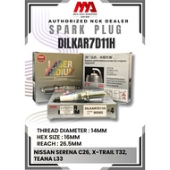 NGK LASER IRIDIUM SPARK PLUG (DILKAR7D11H) - NISSAN SERENA C26 2010- , X-TRAIL T32 2014-