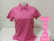 เสื้อแตงโมคอปก สีชมพู (no.19) เสื้อแตงโมแท้100% เสื้อแตงโมคอปกSui-ka เสื้อยืดคอปกแตงโม