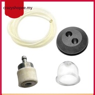 [CRAZYSPE]Fuel Tank Grommet ,Fuel Filter ,Fuel Line & Primer Bulb Kit For Honda GX25 GX35