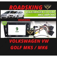 VOLKSWAGEN VW GOLF MK5 / MK6 FULL SET CASING ANDROID 9 INCH