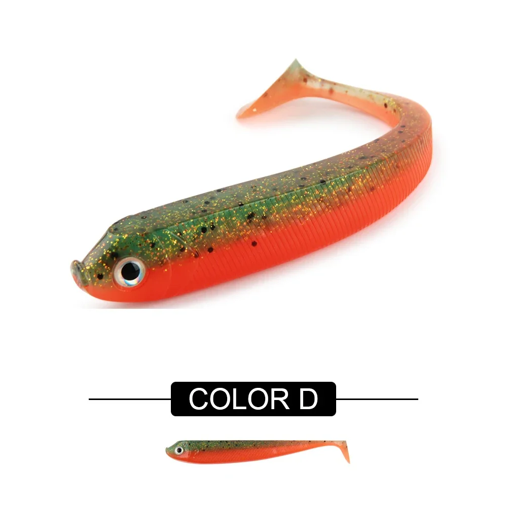 Spinpoler Soft Fishing Lure 7.5cm 9.5cm12.5cm Shad Swimbait T Tail Rubber Fake Fish Wobblers Bass Pi