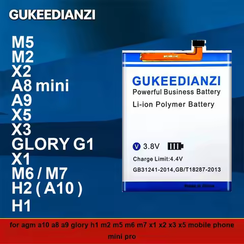 Mobile Phone Battery Long Lasting 2800-6900mAh For Agm A10 A8 A9 Glory H1 M2 M5 M6 M7 X1 X2 X3 X5 Mo