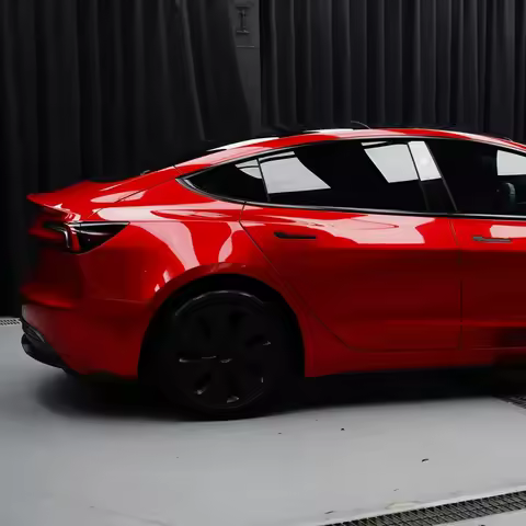 Car Sticker Super Bright Metal Soul Red Wrap Vinyl Film Color Change Film PET Bubble Free Decals PVC