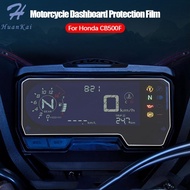 HK แผงหน้าปัดปกป้องหน้าจอรถยนต์ TPU สำหรับมอเตอร์ไซค์ฟิล์มป้องกันหน้าจอรอยขีดข่วนสำหรับ Honda CB650R CBR650R CBR500R CB500F CB500X 2019 - 2021