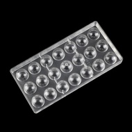 2124B - Round cylindrical chocolate bonbon mold 10gr