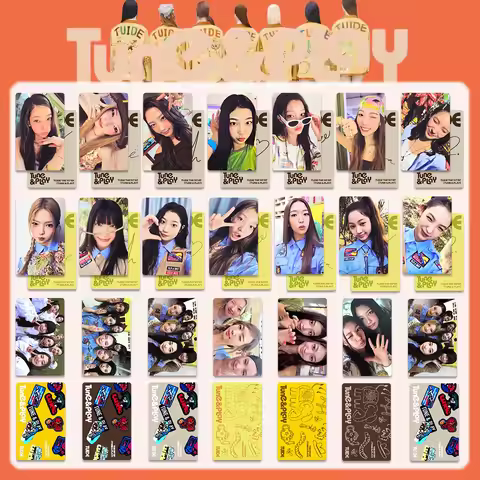 3/7Pcs Idol TUIDE New Album TUNE&PLAY Peripheral Small Card Special Card SEOHEE SEOYION ELENA JIA SA