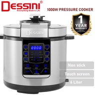 DESSINI ITALY 14 IN 1 Electric Digital Pressure Cooker 6L Non Stick Stainless Steel Inner Pot Rice C