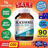 TT77 BLACKMORES ODOURLESS FISH OIL OMEGA 3 1000 MG 6 9 MINYAK IKAN