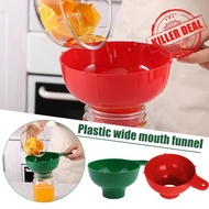 Canning Funnel Tool Plastic Wide Mouth Funnel Refill Funnel Reservoir O3l5