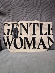 GENTLEWOMAN 全新帆布袋 米白只寄SF到付